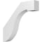 Ekena Millwork 3-in. W x 16-in. D x 16-in. H Del Monte Architectural Grade PVC Knee Brace BRCP03X16X16DEL - alternate 1